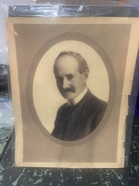 Vintage Family Obituary Scrapbook Page With Photos & Historical Newspaper Clippi